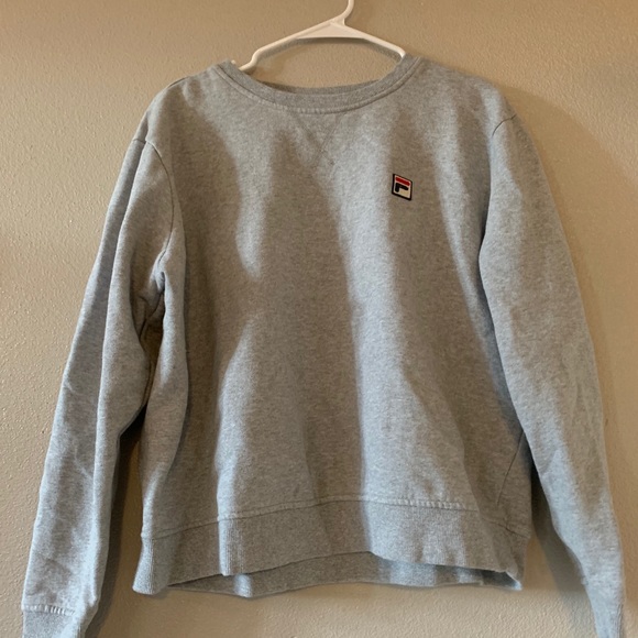 Fila Tops - Fila Grey Crewneck
